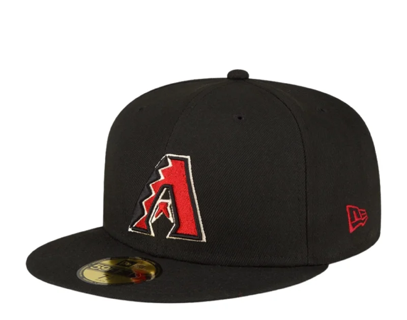 New Era Arizona Diamondbacks OTC 59FIFTY Fitted Cap 60291236 - Black/Grey UV