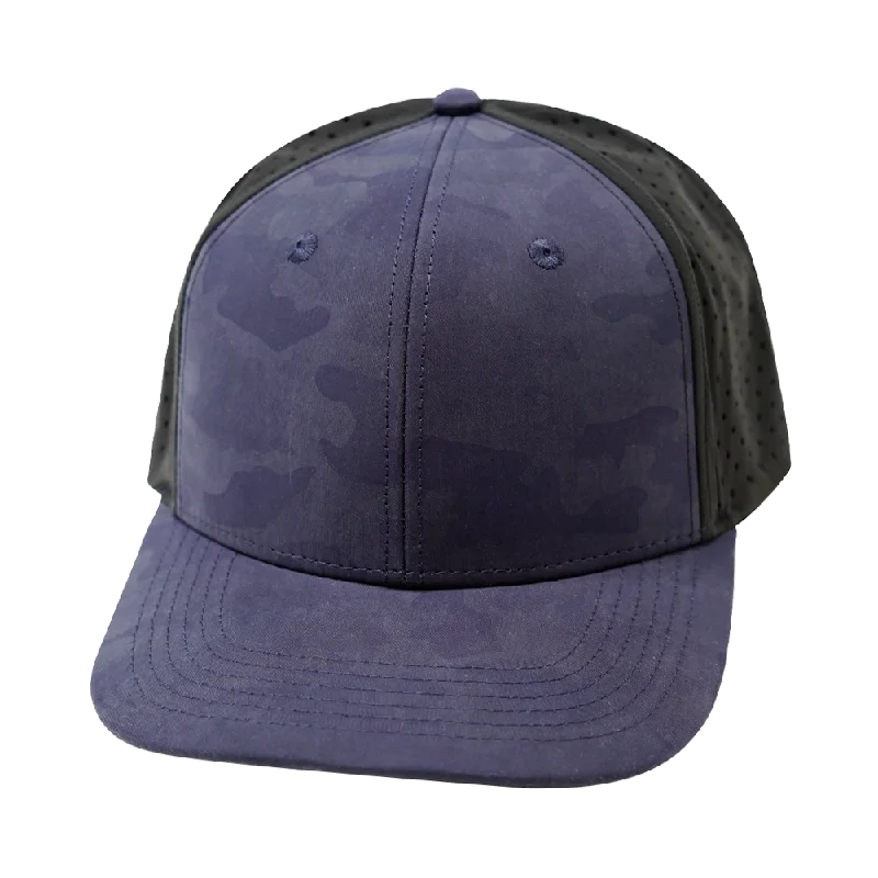 Blank - 6 Panel - Blue Camo / Black (Unisex)