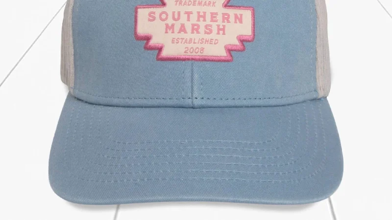 Santa Fe Trucker Hat In Light Blue