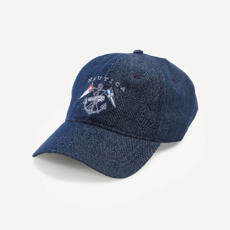 Nautica Mens J-Class Denim Cap