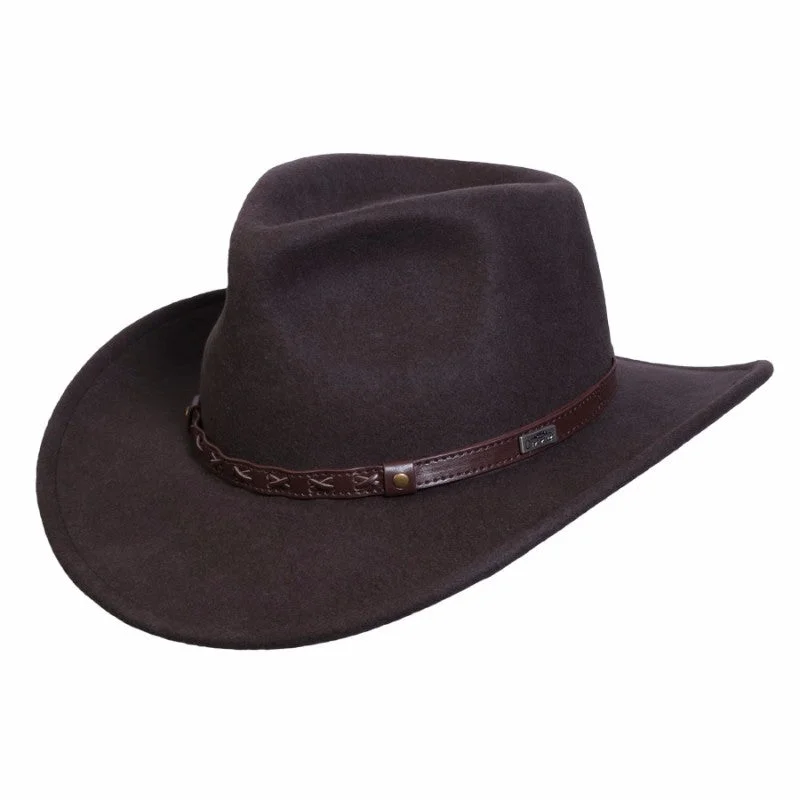 Conner Crossroads Wool Felt Shapeable Outback Hat