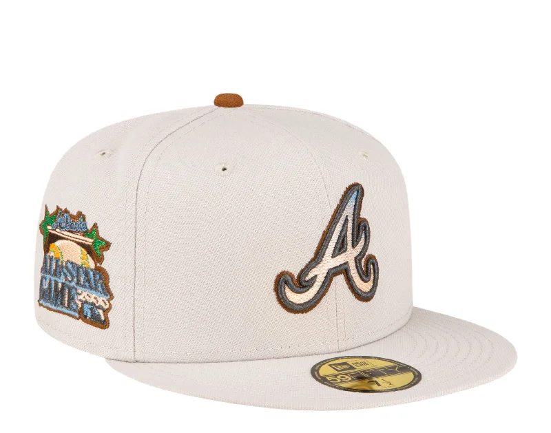 New Era Atlanta Braves 2000 All-Star Game 59FIFTY Fitted Stone w/ Green UV