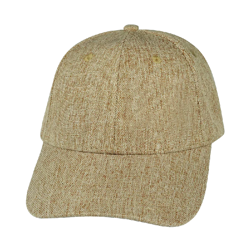 Blank - 6 Panel - Shallow Fit - Tan Hemp (Unisex)