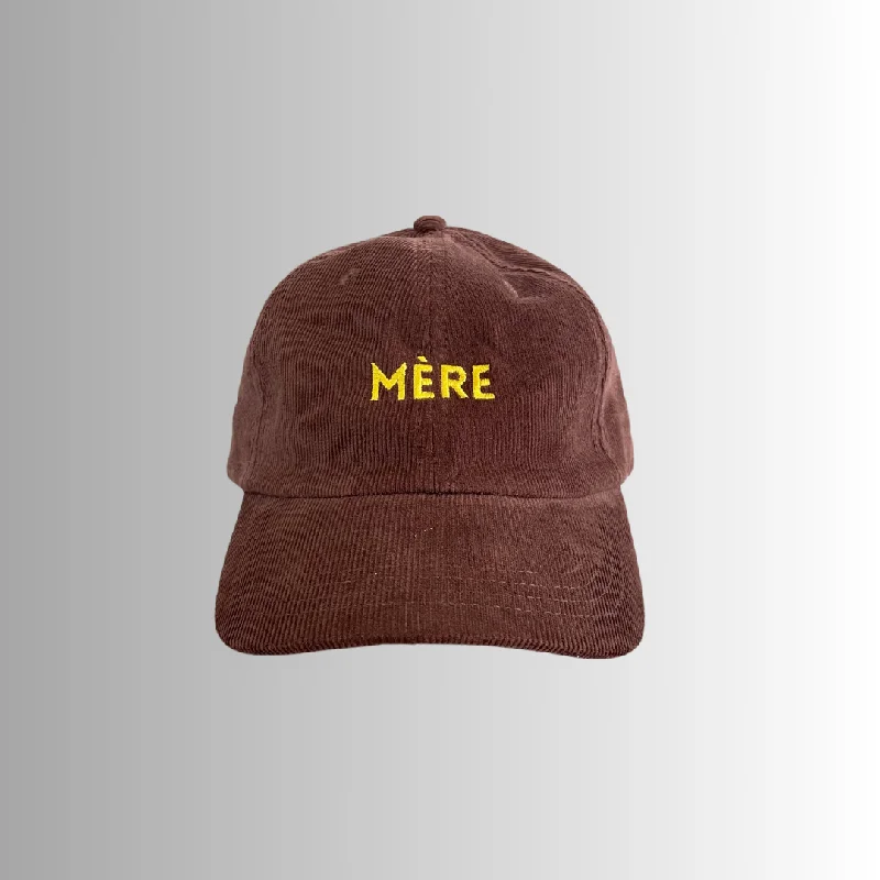 MÉRE Corduroy Dad Hat- Brown