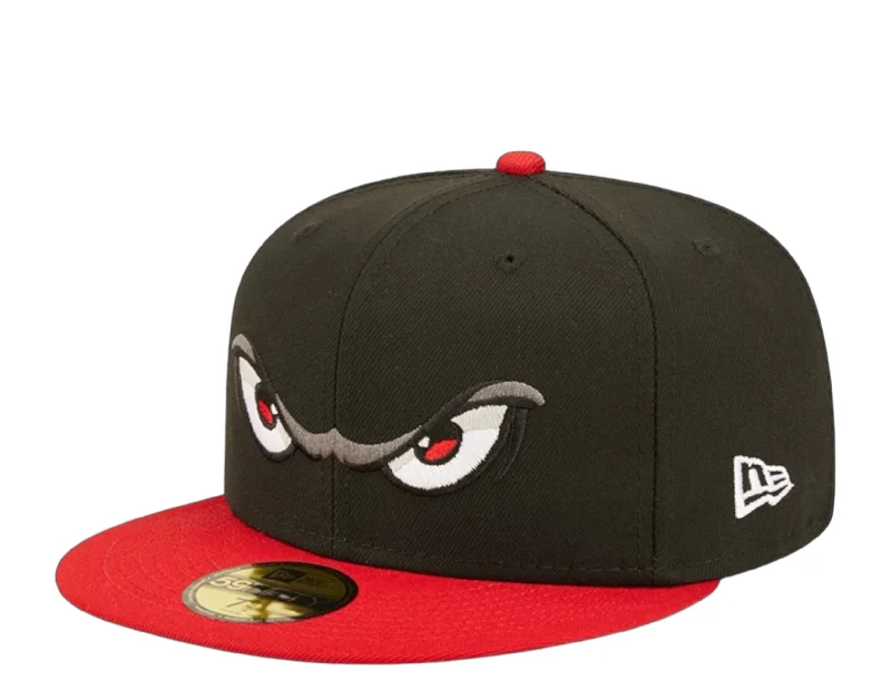 New Era Lake Elsinore Storm Authentic Collection 59FIFTY Fitted 60235491 Blk Red