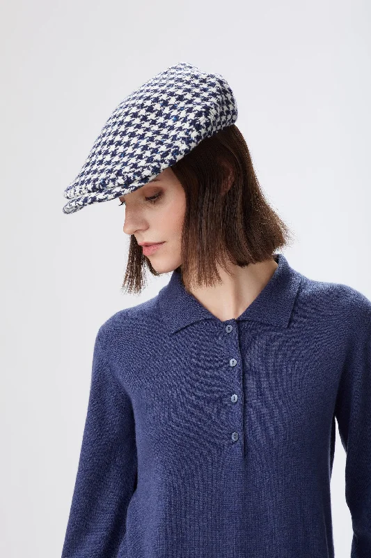 Turnberry Houndstooth Flat Cap