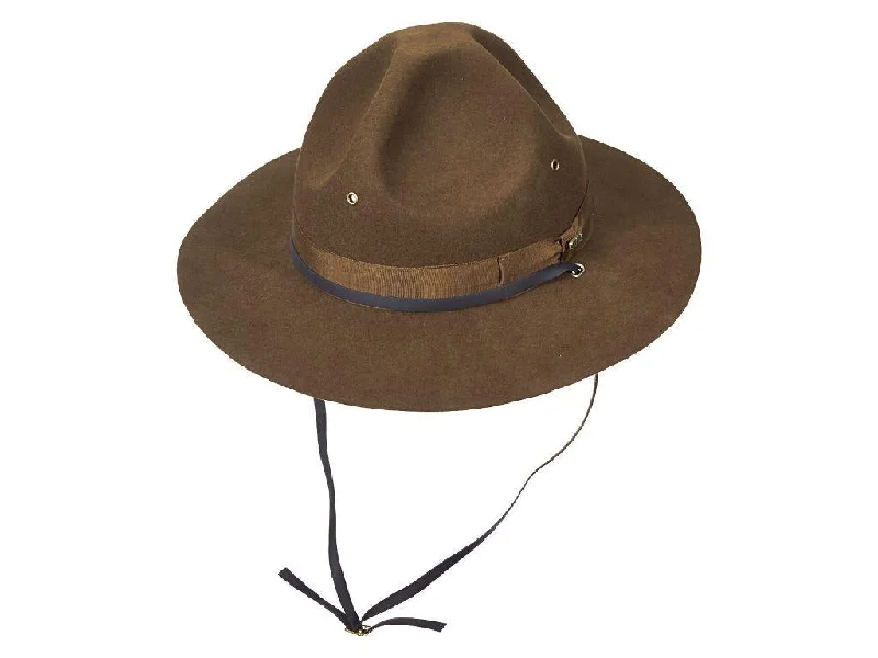 Scala Pepperell Premium Wool Felt Campaign Hat