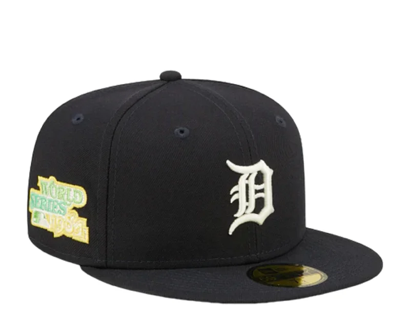 New Era Detroit Tigers Citrus Pop 59FIFTY Fitted Navy/Green UV 60288263