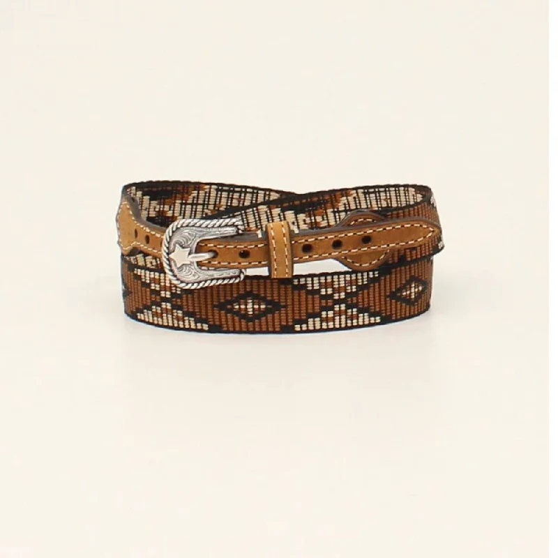 Twister Brown Ribbon Diamond Hat Band