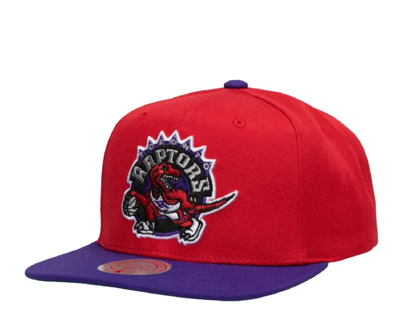 Men's Nba Hwc Toronto Raptors Core Basic Snapback Cap In Red/purple