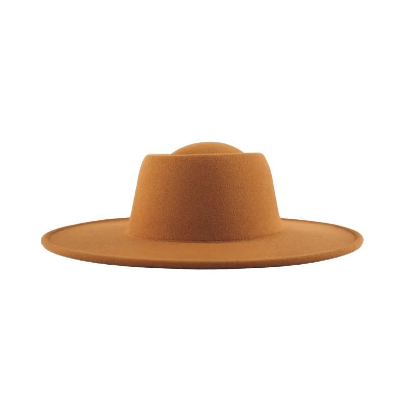 Milan Plain Bolero Hat - Light Tan