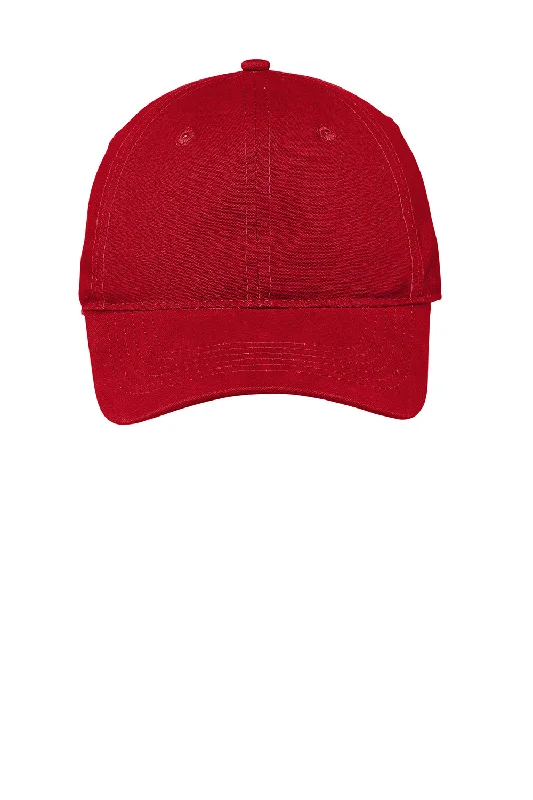 Port Authority Mens Adjustable Hat - Red