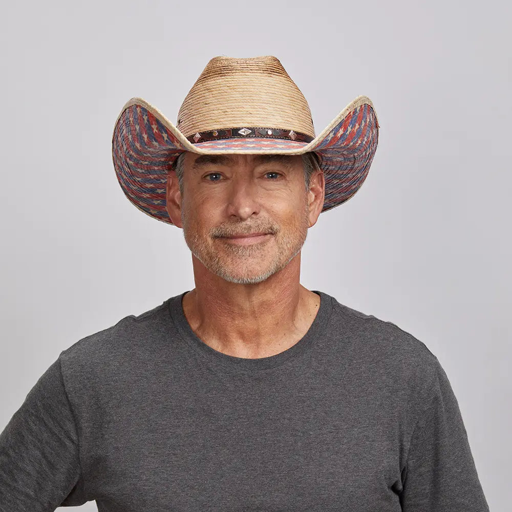 Patriot | Mens Straw Cowboy Hat