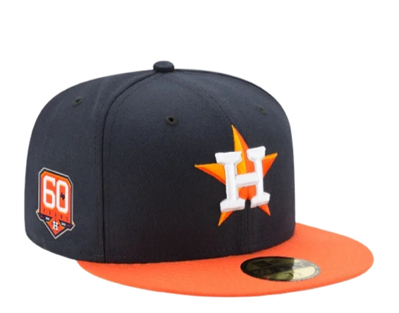 New Era 59Fifty MLB Houston Astros 60th Anniversary AC Road Fitted Hat 13290854