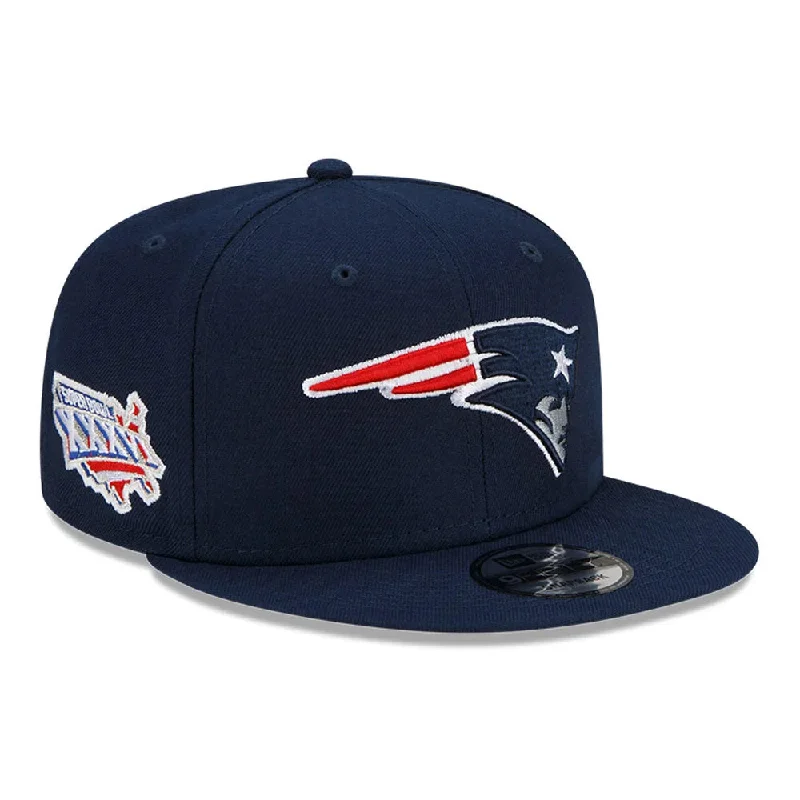 New Era 9Fifty NFL New England Patriots XXXVI Super Bowl Patch Up Snapback Hat