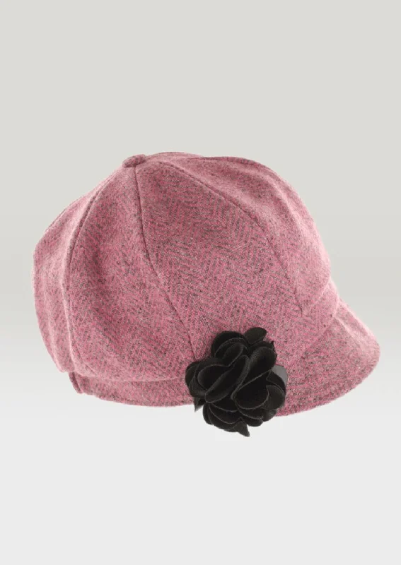 Pink Mucros Newsboy Cap