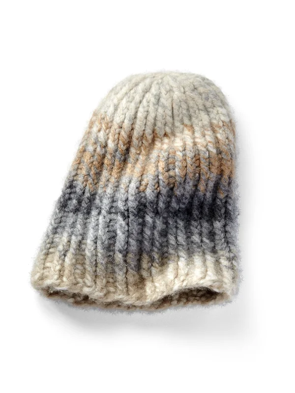 Kathi Ombre Cashmere Knit Hat