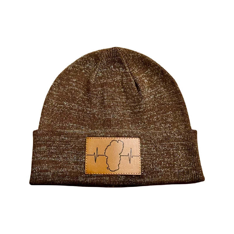 Tahoe Beanie | Marled Cuff | Amber