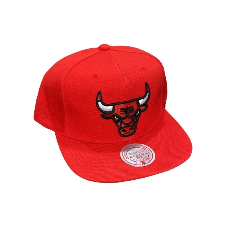 Men's Nba Chicago Bulls Core Basic Snapback Cap In Red