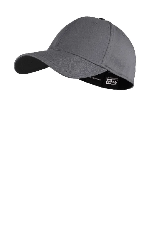 New Era Mens Stretch Fit Hat - Graphite Grey/Black