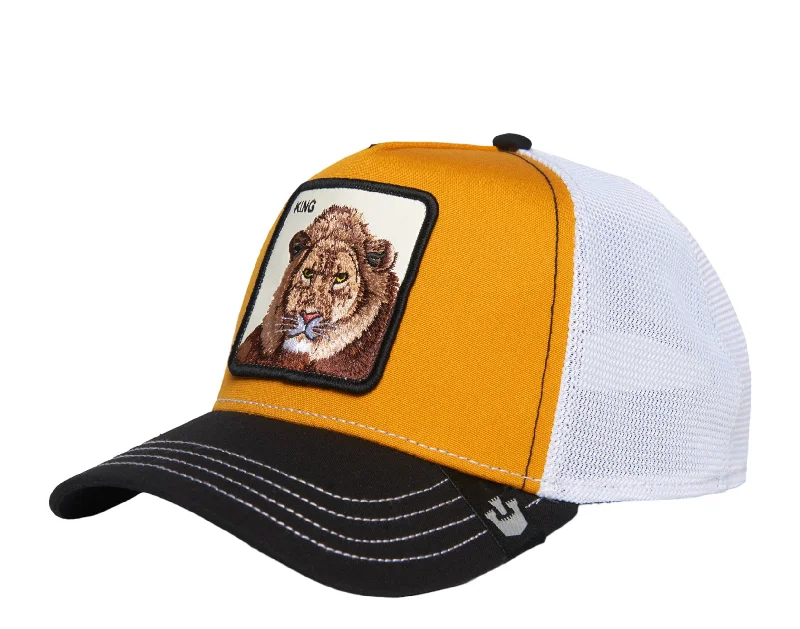 Goorin Bros MV Lion Trucker Hat Yellow/Black 101-1121-YEL