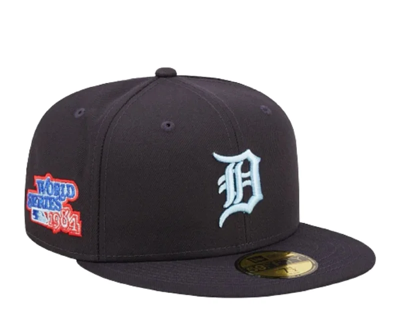 New Era 59Fifty MLB Detroit Tigers Cloud Under Navy Fitted Hat 60243785