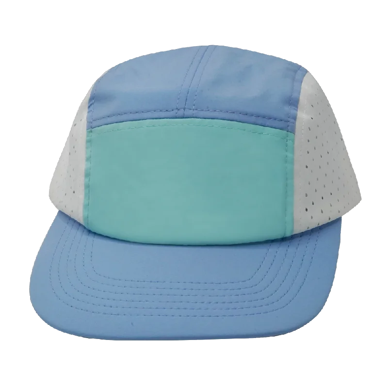 Blank - 5 Panel - Sporty - Unstructured - Baby Blue / Mint / White (Unisex)