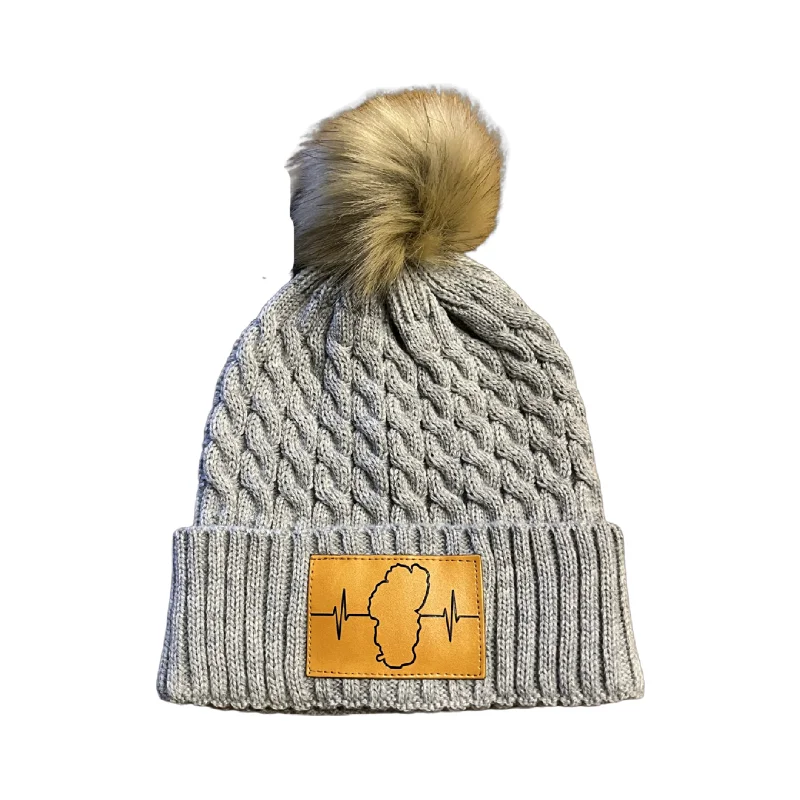 Tahoe Beanie | Pom | Gray