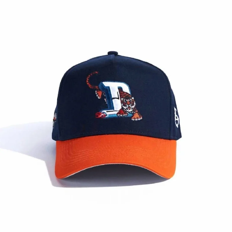 Men's Tigstons V2 Hat In Navy/orange