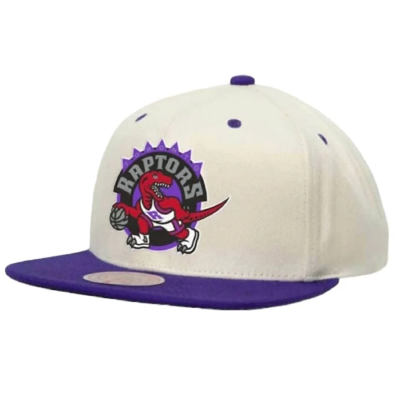 Men's Nba Toronto Raptors Sail 2 Tone Snapback Hat In Off White