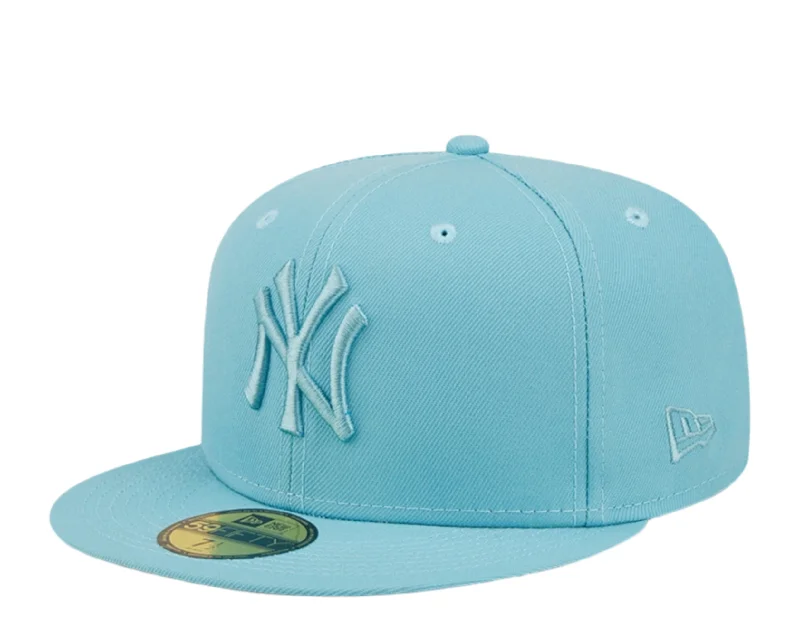 New Era 59Fifty MLB New York Yankees Color Pack Light Blue Fitted Hat 60278263