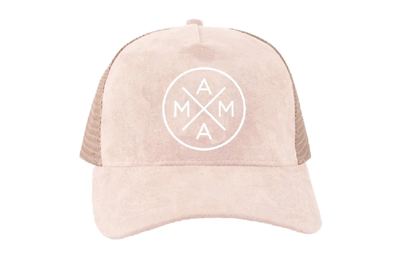 Mama X™ Trucker Hat - Light Suede