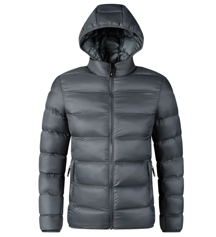 Mens Lightweight Packable Puffer Jacket Hooded Insulated Thermal Winter Jackets