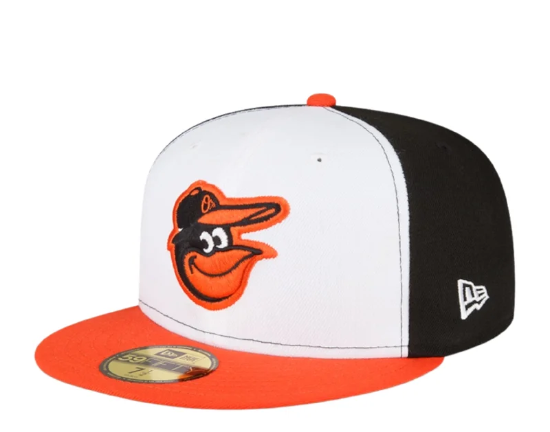 New Era Baltimore Orioles OTC 59FIFTY Fitted Cap 60291234 -  White/Ora/Grey UV