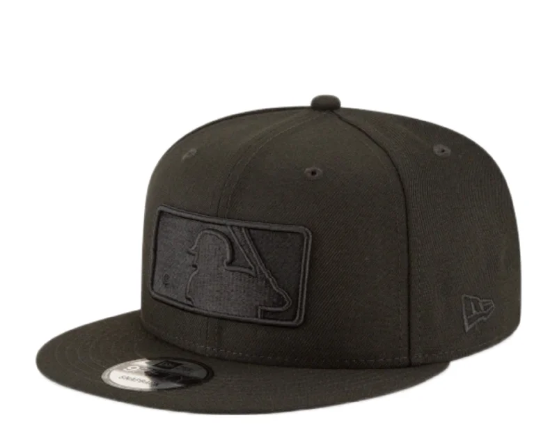 New Era 9Fifty MLB Batterman Logo Blackout Basic Snapback Hat 11591033