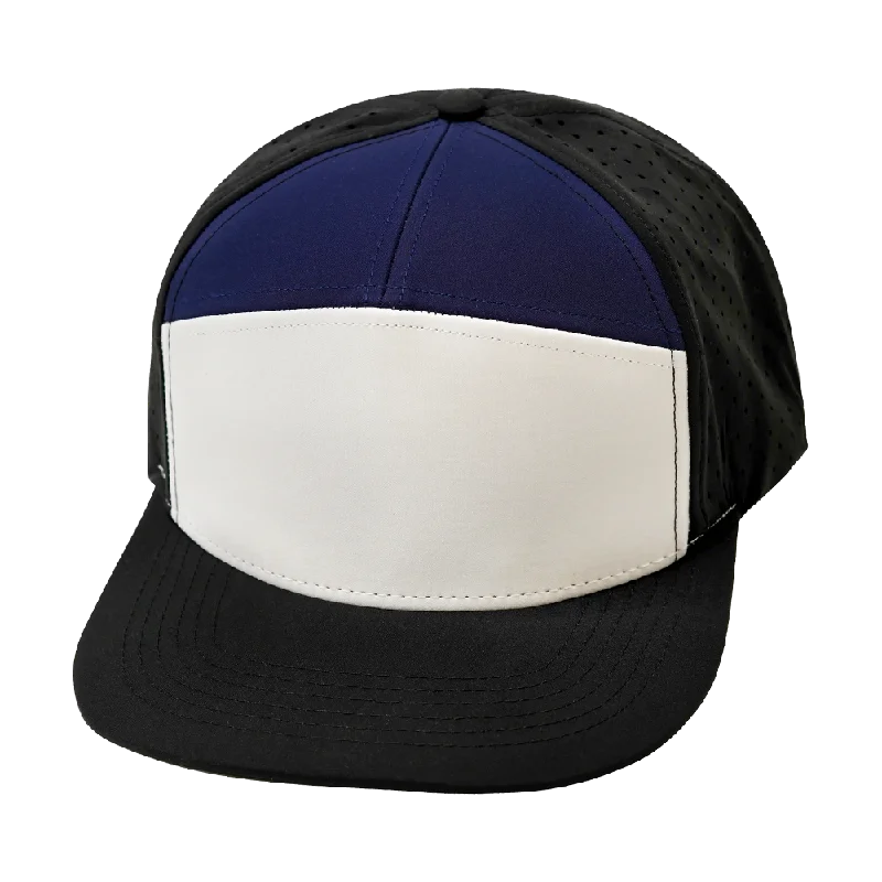 Blank - 7 Panel - Black / White / Navy (Unisex)