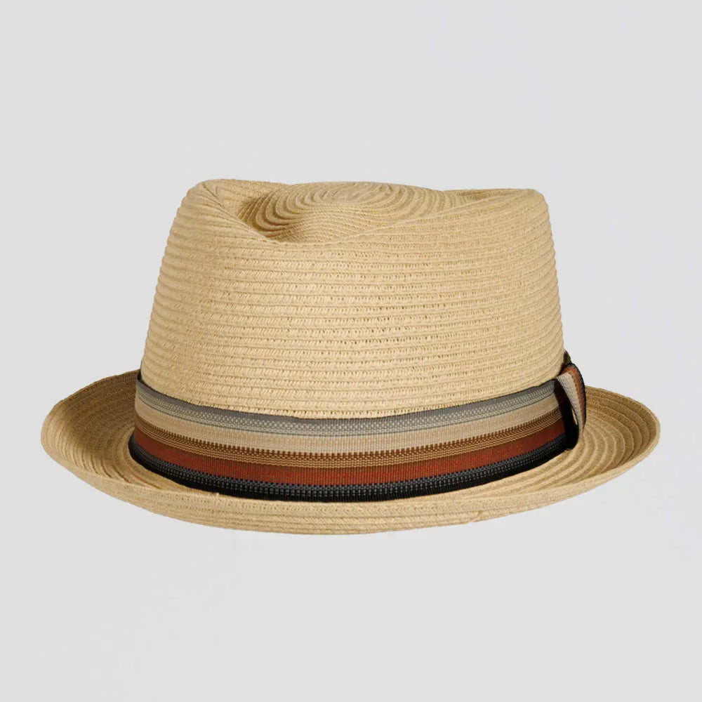 Cortez | Mens Paper Braid Straw Pork Pie Hat