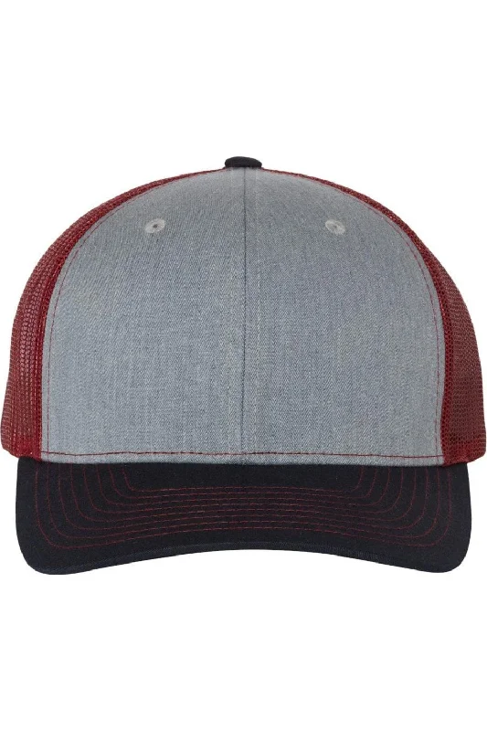 heather grey/ cardinal/ navy