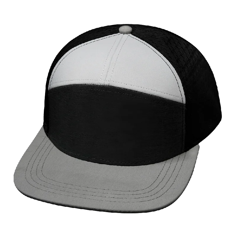 Blank - 7 Panel - Gray / Charcoal / White / Black (Unisex)