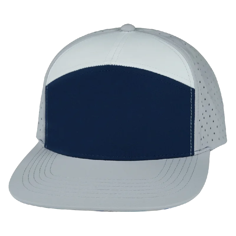 Blank - 7 Panel - Gray / Navy / White (Unisex)