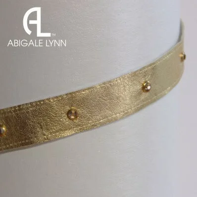 Abigale Lynn Visor Band - Gold Metallic