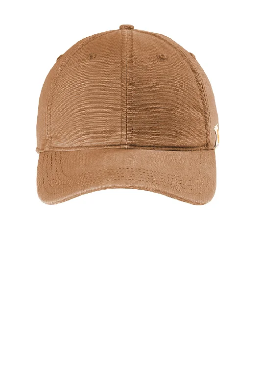 Carhartt Mens Moisture Wicking Canvas Adjustable Hat - Carhartt Brown