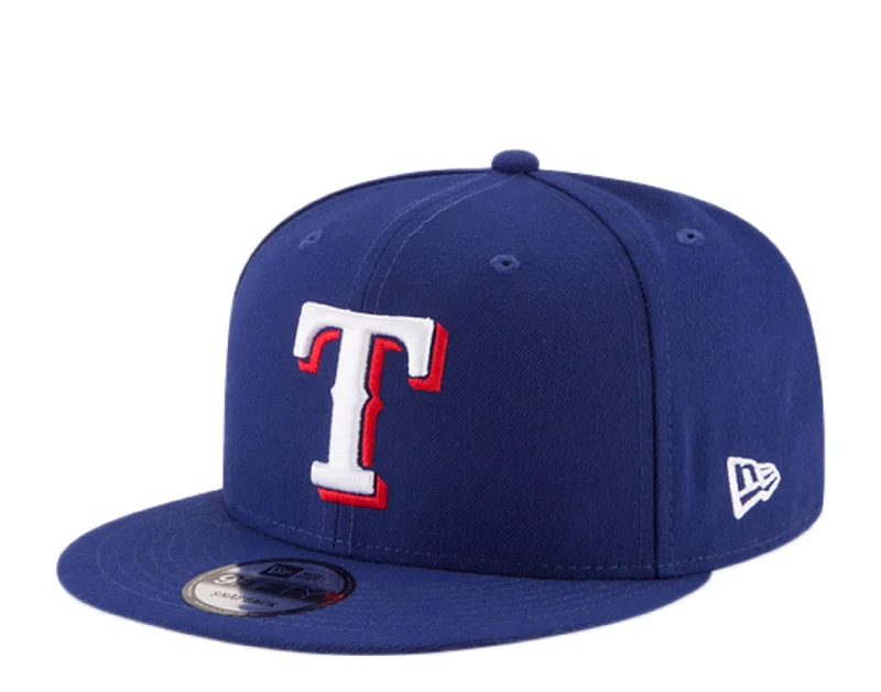 New Era 9Fifty MLB Texas Rangers Blue/White/Red Snapback Hat 11590995