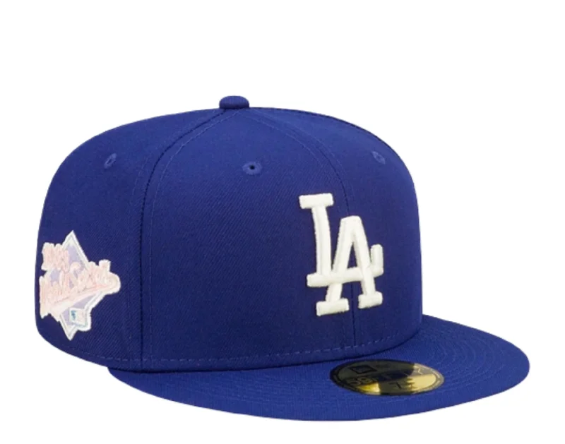 New Era 59Fifty MLB Los Angeles Dodgers Pop Sweat Blue/Pink Fitted Hat 60243526