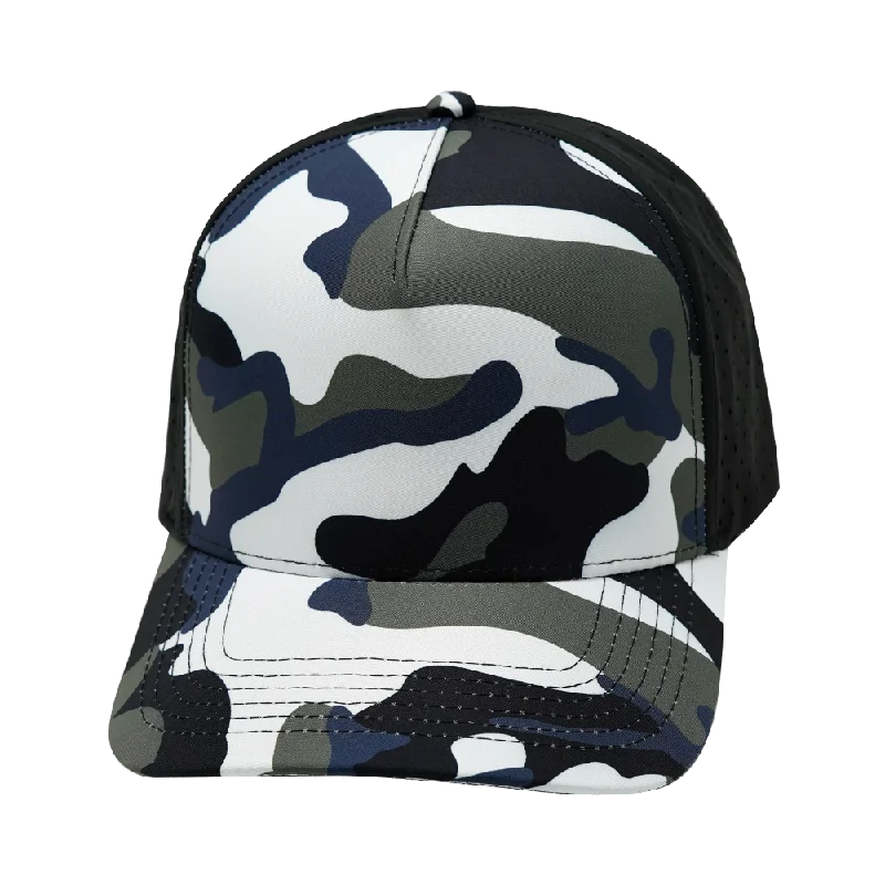 Blank - 5 Panel - Structured - Camo - White / Blue / Gray / Black (Unisex)