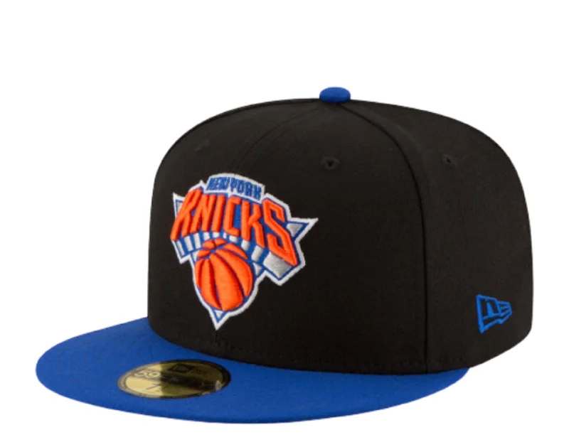 New Era New York Knicks 2Tone Alt 59FIFTY Fitted 70343612 Black/Blue-Gray UV