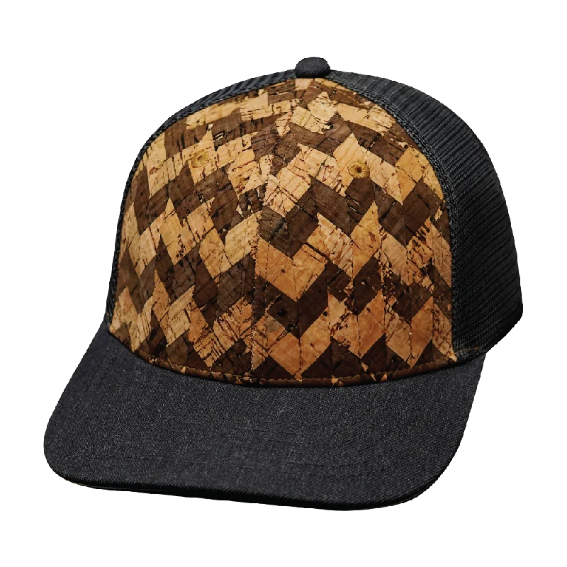 Blank - 6 Panel - Cork - Charcoal Gray (Unisex)