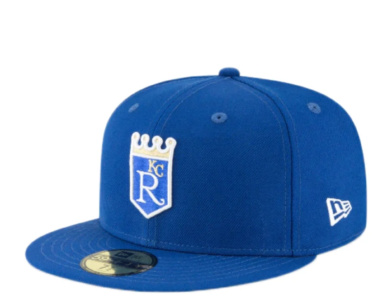 New Era 59Fifty MLB Kansas City Royals 1971 Cooperstown Fitted Blue Hat 11590983