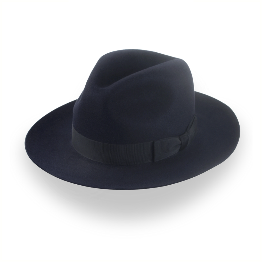 Dark Navy Fedora Classic for Men | The Brando