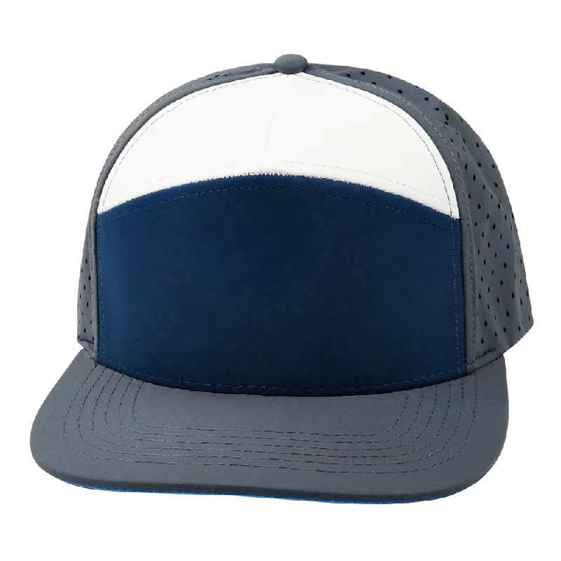 Blank - 7 Panel - Charcoal / Navy / White (Unisex)